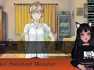 vtuber lewdneko plays sweetest monster part 2