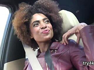 Watch this erotic cutie give a blowjob in POV then get her twat spread and penetrated