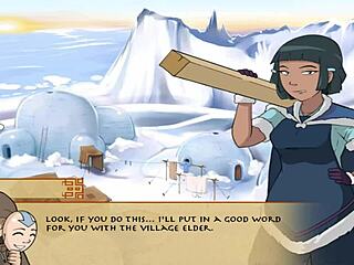 Avatar Trainer Part 7: Spiderwoman Gives Intense Handjob