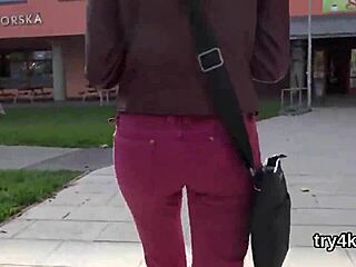 Watch this erotic cutie give a blowjob in POV then get her twat spread and penetrated