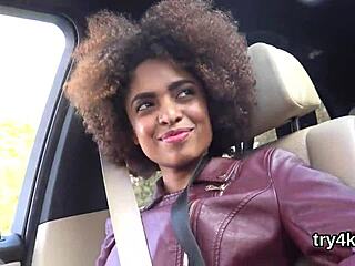 Watch this erotic cutie give a blowjob in POV then get her twat spread and penetrated