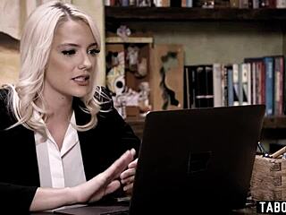 blonde matchmaker milf kenna james desires her newest client at work