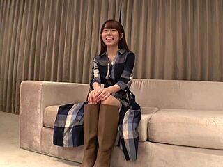 21 year old gravure idol cums hard from thrusting