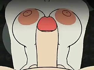 Sky finally gets what she deserves, with titty fuck, blowjob, and doggystyle on her big tits and ass