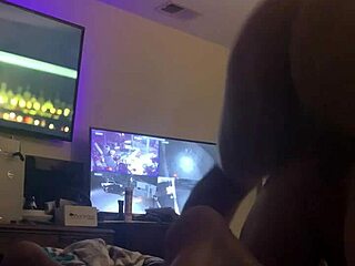 Wife engages in intense cardio workout with partner