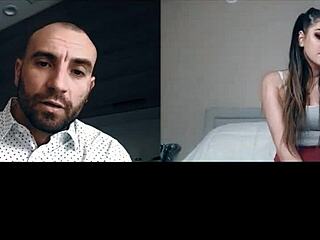 Dad Punishes Stepdaughter with Spanking Demand