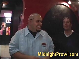Cock sucking slut Daisy Dukes gets ass fingered on midnight prowl