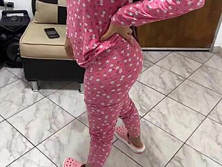 my beautiful stepdaughter sits on my lap while dancing, rubbing my cock on her big ass unnoticed