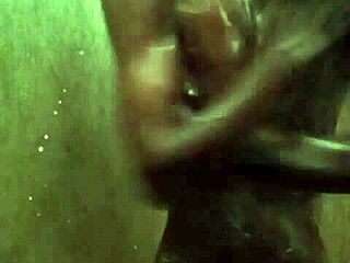 Girl and boy engage in hard sex play