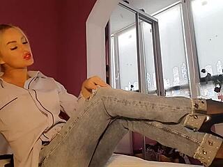 i'm seein this russian stepmom dominatin her stepson with big tits in a femdom roleplay after work, it's so anal n rough.