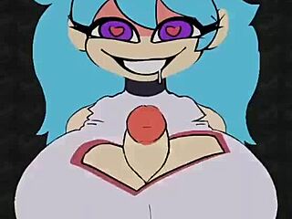 Sky finally gets what she deserves, with titty fuck, blowjob, and doggystyle on her big tits and ass