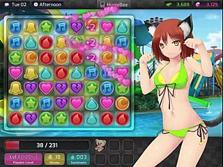 Exploring kawaii waifu in huniepop