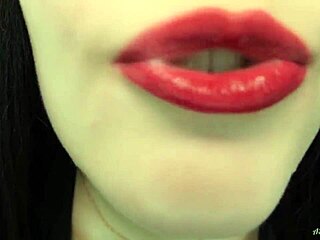 Detailed asmr kissing session with soft touches sounds and close-up views