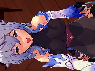 Yo, Ganyu craves something wild between his legs in this game!