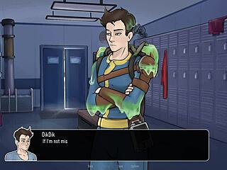 Caught sneaking around, they dive into deep vault 69 action.