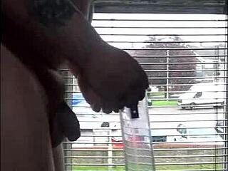 shy meet in public outdoor spot