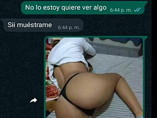 Drunk Colombian neighbor with big ass forgets we fucked last night on webcam chat.