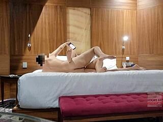 Imported Chinese Wife in Guadalajara Rides Hard with Her Husband