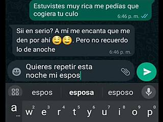 Drunk Colombian neighbor with big ass forgets we fucked last night on webcam chat.