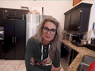 Stepmom Mandy Rhea Acts Like My Girlfriend in Part 1 Striptease