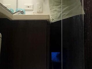 I caught my sexy Colombian neighbor pissing in the bathroom on hidden cam.