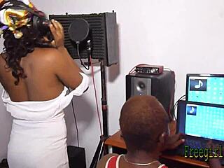 mature music producer seduces young girl in studio for hot sex