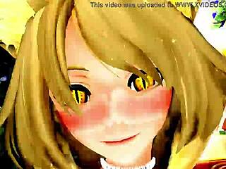 Girls Dance And Sing In Cartoon Style