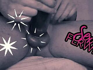 pump that big cock with toys in amateur solo session