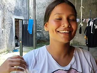 Intense Lovemaking With Her Bent Over, Squirting Everywhere In Pure Ecstasy