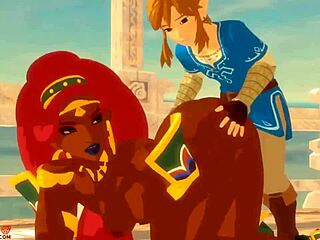 Urbosa Fucks Link in Wild Cartoon Action