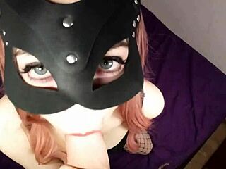 Cat Blowjob Closeup with Intense Oral Action