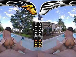 i fucked skyla suns by the pool in vr, it was so real