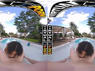 i fucked skyla suns by the pool in vr, it was so real