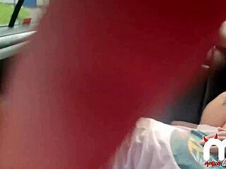 Amateur wife walks streets at 10 am seeking big black cock to fuck her in front of cuckold husband, craving interracial cowgirl cumshot