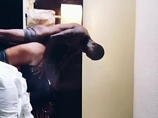 euros back with another gut-busting video where the thick black babe wasn't ready for the monster cock