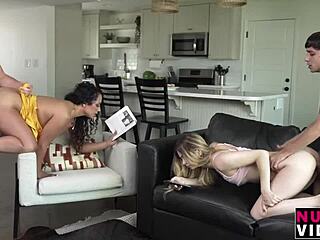 Brianna Bourbon Feels Intense Emotions During Free Use Swap with Stepsis in Cowgirl Riding.