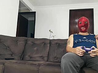 Blonde slut bent over for gay assfucking