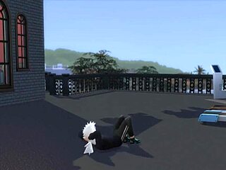 Naruto hentai seduces haku into wild assfucking positions