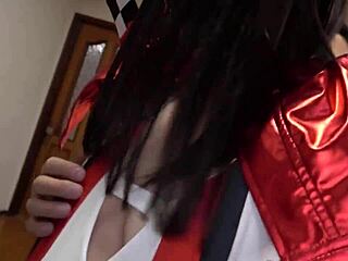 old skinny asian wife with shaved pussy gets hardcore fucked at home