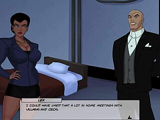 i'm watchin dc comics hentai, the blone gets ruff assfuckin and cumshot in bath, tits bouncin.