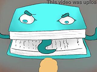 In the library, a blonde bookworm has a romance