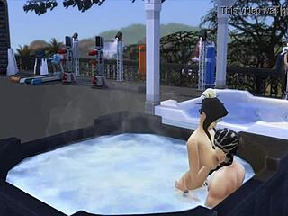 Naruto hentai seduces haku into wild assfucking positions