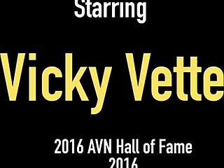 After riding a cock like a cowgirl nasty vicky vette gets a facial 😈