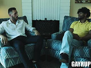 Carter Woods bends Tony Genius over for hardcore twink action