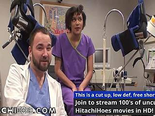 patient jackie banes has orgasms with hitachi wand in hospital