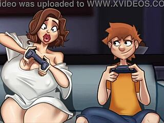 demon deals p 15 - another wild boobjob from my stepmom in this twisted game