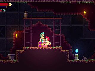 Scarlet maiden maid with big tits in hentai game.