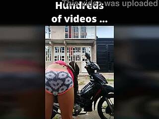 ts angelique monroe - washing my bike