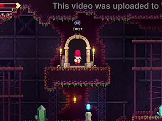 Scarlet maiden maid with big tits in hentai game.