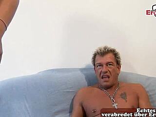 Just a casual day with a German blonde teen getting wild at a sex casting interview.